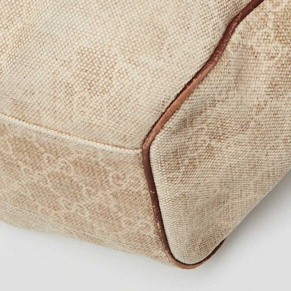 Gucci Beige/Brown GG Canvas Medium Sukey Tote Bag - Picture 4 of 12